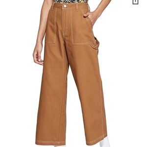 Wide Leg Work Pants